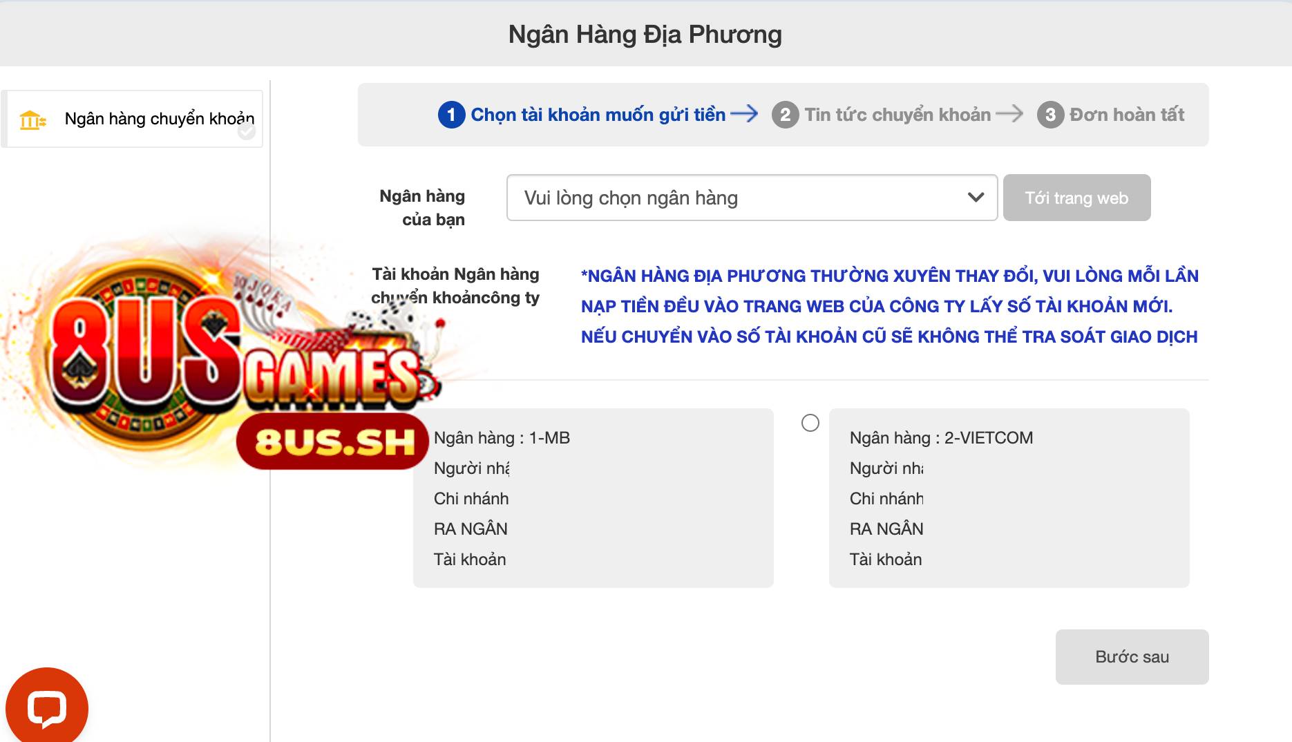 Nạp Tiền 8US: Hướng Dẫn Chi Tiết Và Các Lưu Ý Quan Trọng Nạp Tiền 8US: Hướng Dẫn Chi Tiết Và Các Lưu Ý Quan Trọng