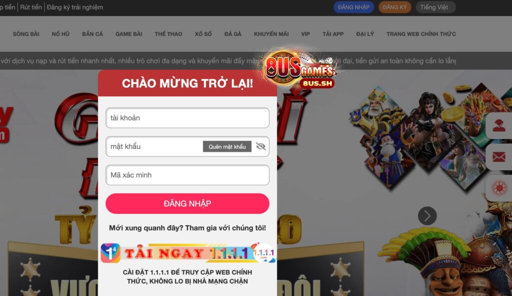 Đăng Nhập 8US Đăng Nhập 8US: Hướng Dẫn Tăng Cường Bảo Mật Tài Khoản Mới
