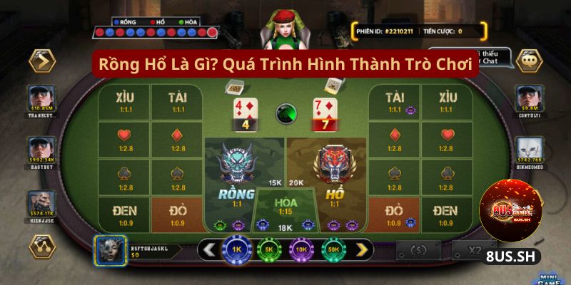 Làm Sao Game Bài Rồng Hổ 8US Có Cơ Hội Kiếm Tiền Lớn? rong ho la gi qua trinh hinh thanh tro choi | Làm Sao Game Bài Rồng Hổ 8US Có Cơ Hội Kiếm Tiền Lớn?
